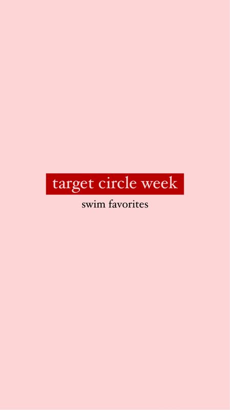 Target circle week!! 30% off swim for the family - toddler girl and women favorites linked here! Lots of colors and sizes available! // swim favorites 

#LTKsalealert #LTKswim #LTKxTarget