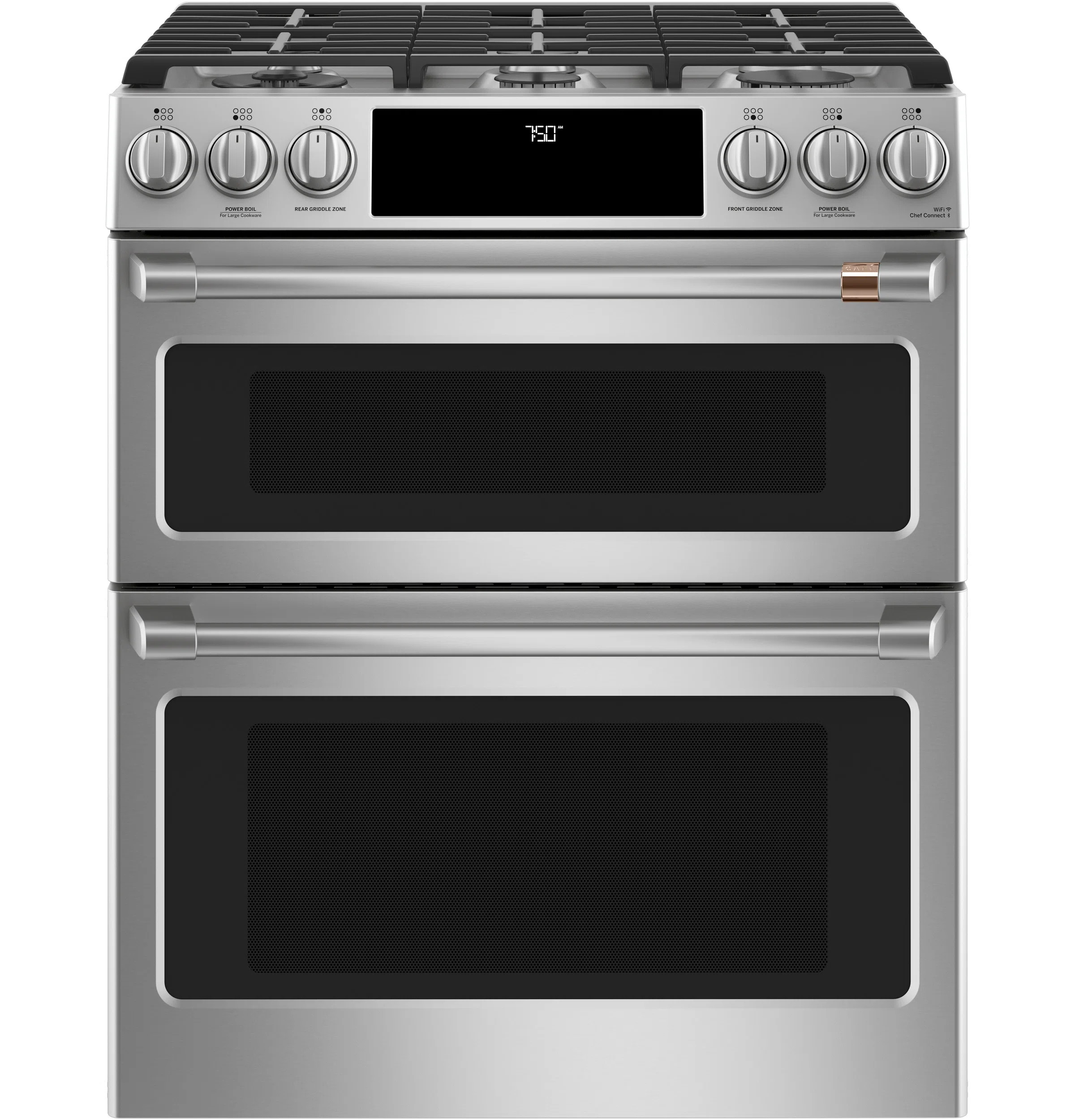 Café 30" 6.7 cu. ft. Smart Slide-in Gas Range with Griddle CGS750P2MS1 | Wayfair North America