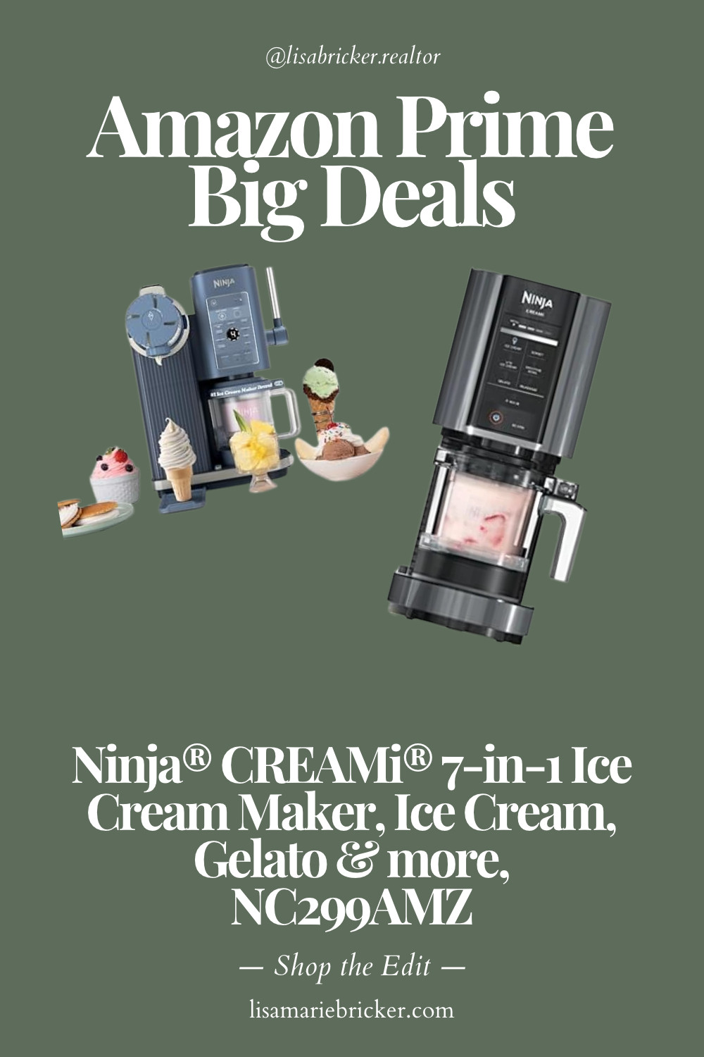 Over 20% !!! off The Ninja CREAMi is one of those viral kitchen appliances that actually makes at-home treats fun. It turns a frozen base into ice cream, gelato, sorbet, milkshakes, smoothie bowls and more, with 7 one-touch programs plus the ability to customize ingredients and mix-ins. Perfect for homemade protein ice cream, dairy-free desserts, lower-sugar recipes, fruit sorbet, or a classic ice cream night. If the Ninja CREAMi has been sitting on your Amazon wishlist, check the current deal while it's available.
#LTKHome #LTKFinds #LTKSaleAlert #AmazonFinds #AmazonDeals #AmazonKitchen #AmazonKitchenFinds #NinjaCREAMi #NinjaCreamiRecipes #IceCreamMaker #ProteinIceCream #HomemadeIceCream #KitchenAppliances #KitchenMustHaves #KitchenEssentials #ViralAmazonFinds #AmazonMustHaves #DessertIdeas #HealthyDesserts #HighProteinRecipes #MealPrep #GiftIdeas #KitchenGifts #HolidayGiftIdeas #DealAlert
 

 #LTKHome #LTKSaleAlert