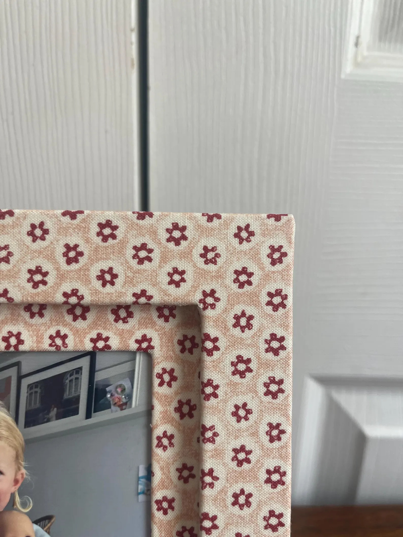 Picture frame wrapped with William Morris Fabric Wrapped 5x7 | Etsy (US)