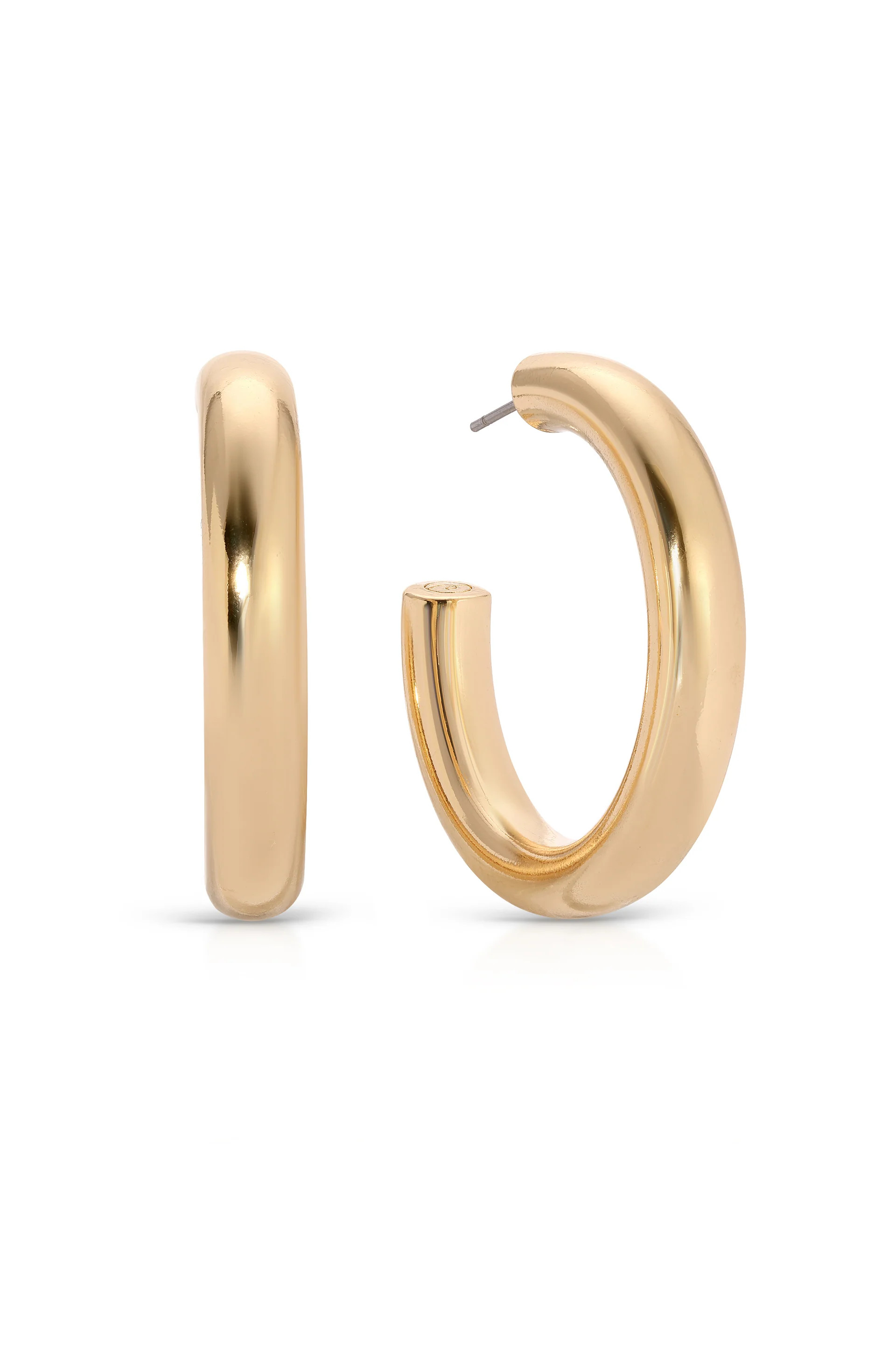 Medium Thick Classic Hoops | Ettika
