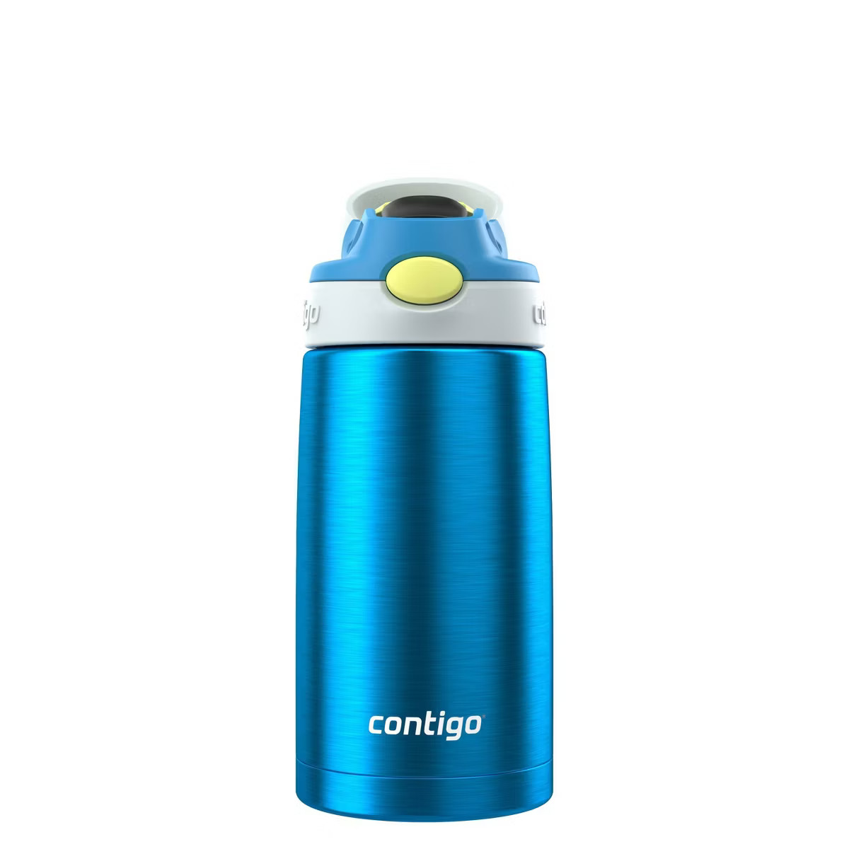 Contigo Kids' 13oz Stainless Steel Painted Blue Poppy Water Bottle Glacier: Toddler Insulated, Sp... | Target