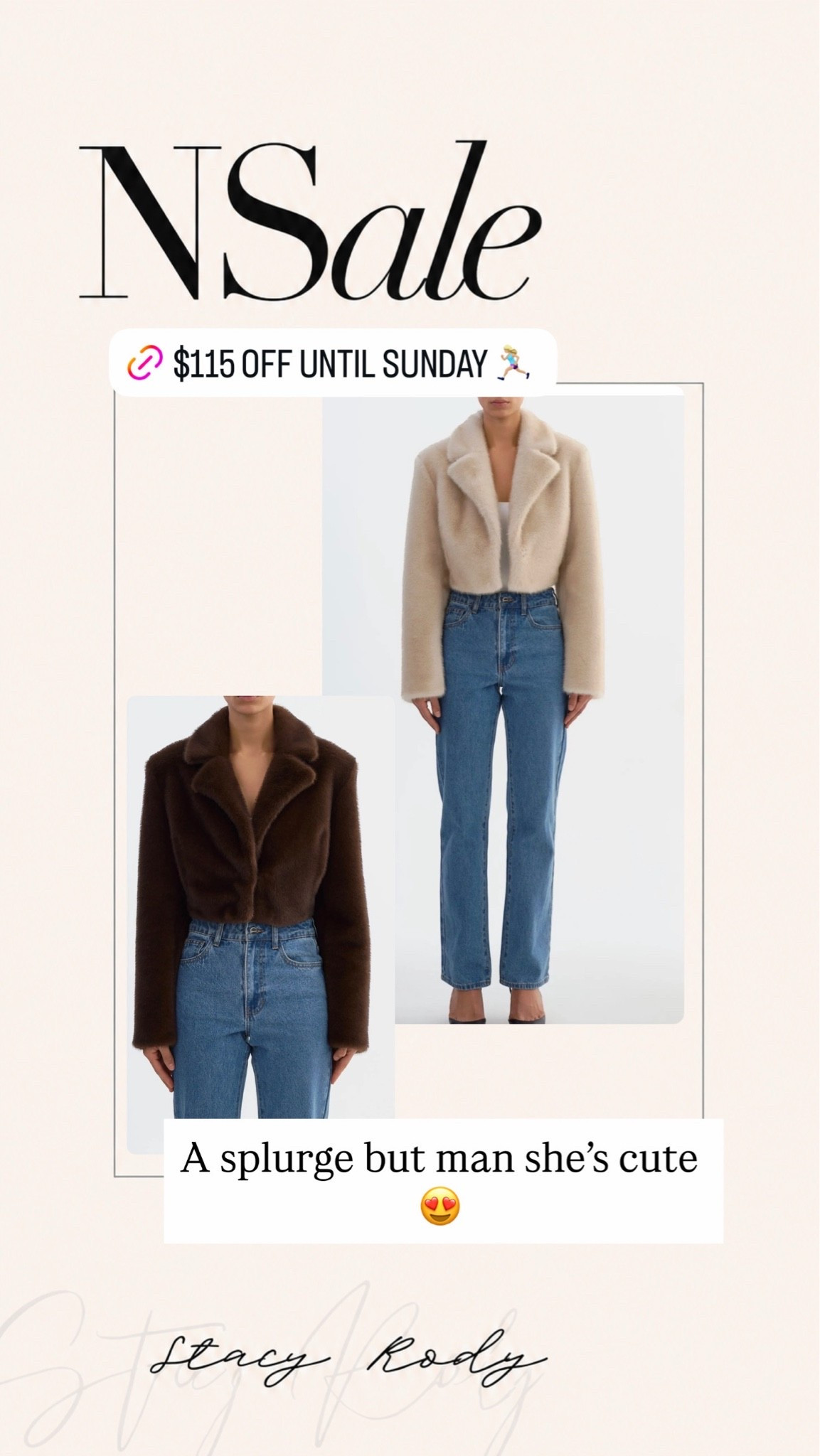 The cutest faux fur jacket! On major sale 
NSale 
Nordstrom Anniversary Sale