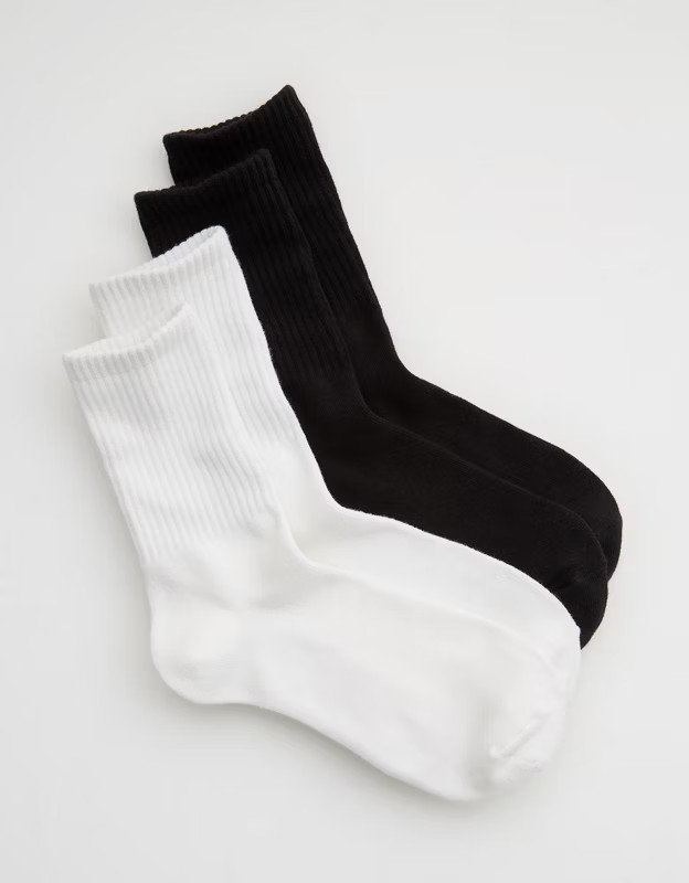 Aerie Crew Sock 2-Pack | Aerie