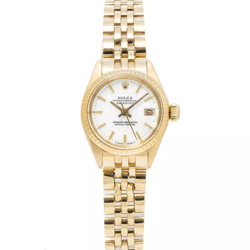 Rolex Datejust 6917 Jubilee 18K Yellow Gold White Dial Ladies Watch 26mm  | eBay | eBay US