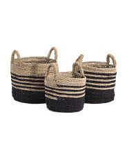 Round Seagrass Basket Collection | TJ Maxx