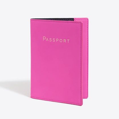 Leather passport case | J.Crew Factory