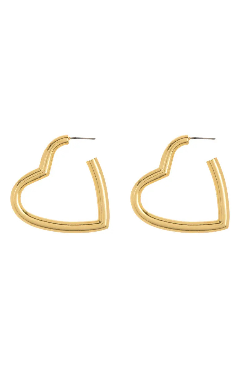 Chunky Heart Hoop Earrings | Nordstrom Rack