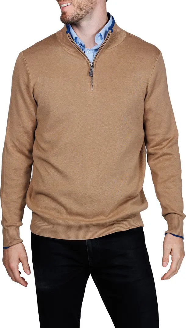 Fine Knit Quarter Zip Sweater | Nordstrom Rack