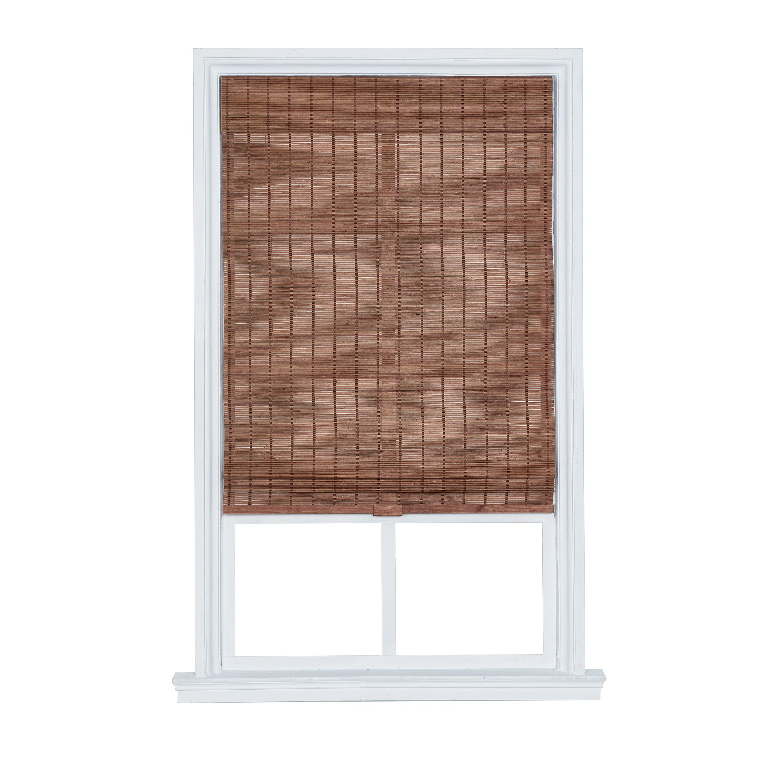 Home Basics Bria Cordless Bamboo Semi-Sheer Pecan Roman Shade "& Reviews" | Wayfair | Wayfair North America