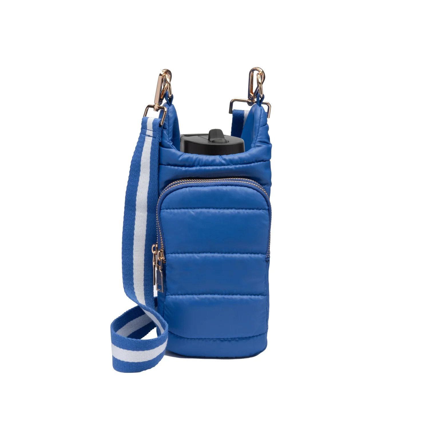 Royal Blue HydroBag® with Blue & White Striped Strap | WanderFull 