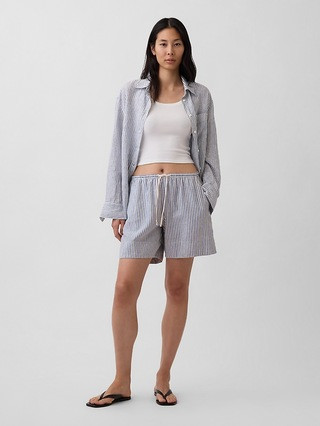Linen-Blend Easy Shorts | Gap (US)
