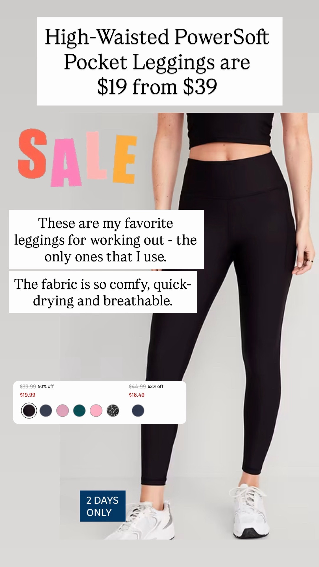 High waisted powersoft leggings on sale 

#LTKSaleAlert #LTKActive