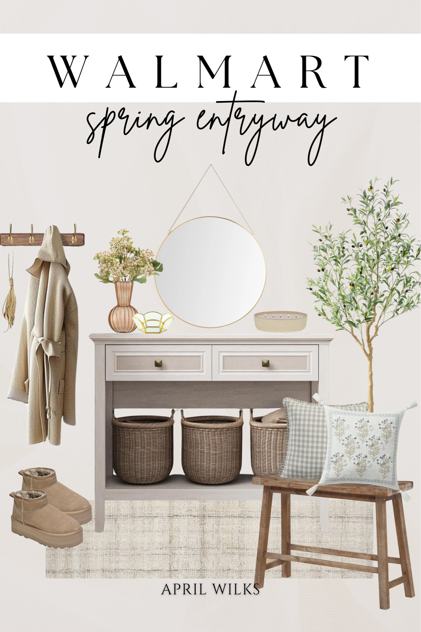 Spring Entryway Inspo

Interior design  entryway table  home entryway  Walmart home  home trend  trending in home  neutral rug  coat rack  stools  pillows  plants  mirror  neutral home  VintagePickin 

#LTKSaleAlert #LTKHome #LTKStyleTip