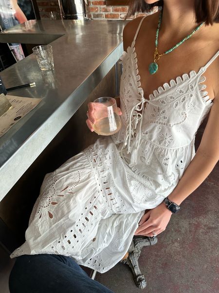 Lace, eyelet lace, two piece 

All white casual lace look for Napa.

#LTKWedding #LTKSeasonal