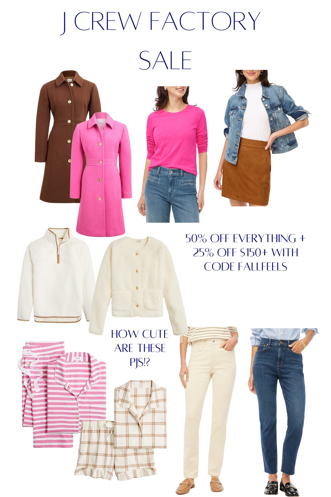 Such a great sale going on at J Crew Factory! 

HOC Spring | Natural Ingenue | Lady Coat | Fall Outfit Inspo | Cute Pajamas

#LTKSaleAlert #LTKFindsUnder50 #LTKFindsUnder100