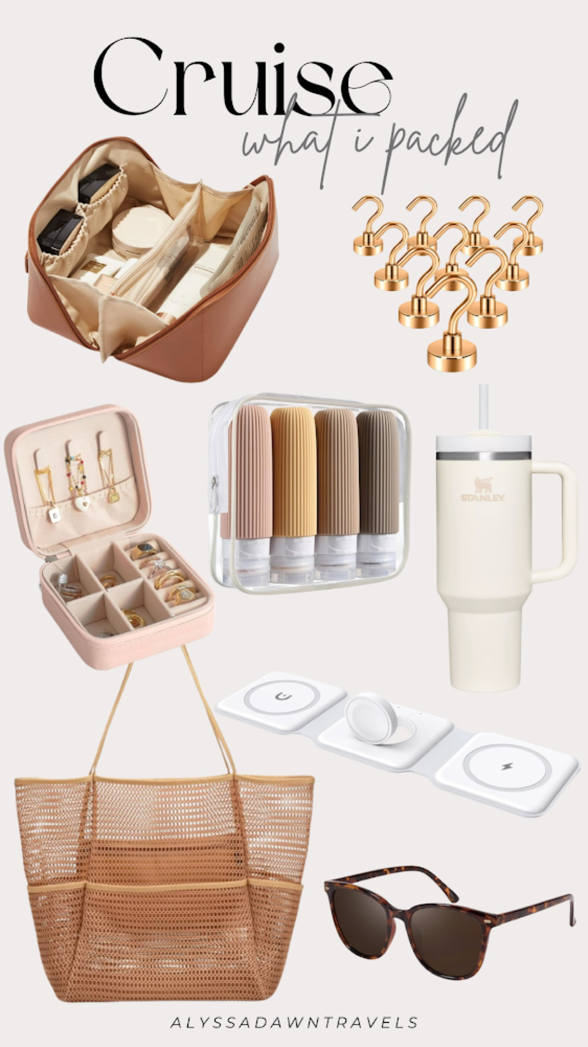 Find all my cruise necessities HERE! 🛳️🌴

Cruise ship, necessities, Stanley cup, makeup bag, jewelry organizer, magnet hooks, charging pad, beach bag, reusable bottles, travel necessities, liquid iv, vacation necessities 

#LTKtravel #LTKGiftGuide #LTKsalealert