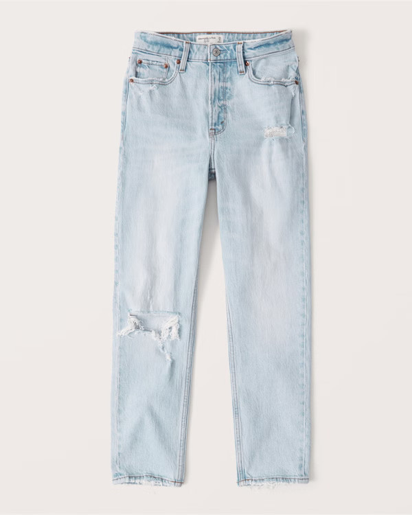 High Rise Mom Jeans | Abercrombie & Fitch (US)