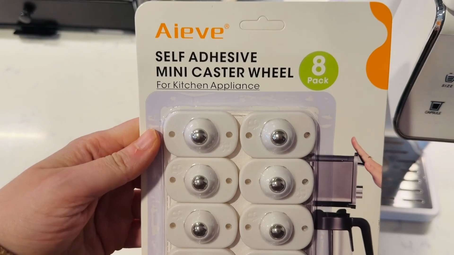 #ad This post contains affiliate links, which means I may earn a small commission if you make a purchase through my links.

These small appliance rollers are such a simple kitchen hack. They stick to the bottom of appliances so you can easily slide things like coffee makers, air fryers, or mixers forward on the counter without lifting them. The mini swivel wheels make it much easier to move appliances when you need them and slide them back when you’re done. A small upgrade that makes kitchen counters a lot more convenient.
 

 #LTKHome