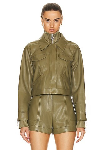 Becka Boxy Zip Up Jacket | FWRD 