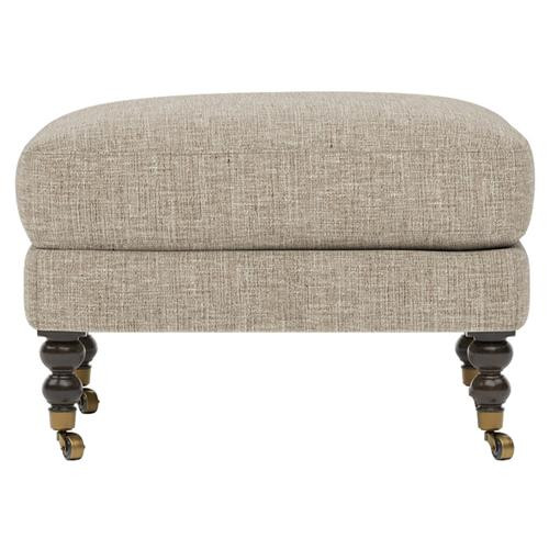 Madeline Sand Ottoman | Kathy Kuo Home