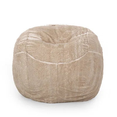 Comfortable Plush Faux Fur Bean Bag for Relaxation and Style Enhancement | Wayfair North America
