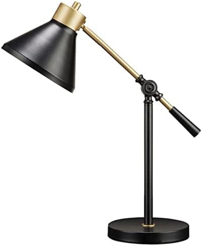 Signature Design by Ashley Garville 19" Modern Metal Adjustable Desk Lamp, Black & Gold | Amazon (US)