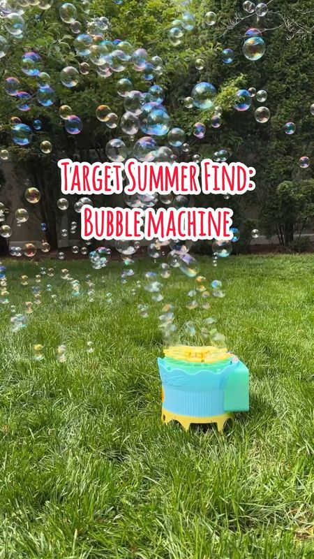 The kids are loving this bubble machine we picked up at Target.

Summer finds, toys, kids, kids summer toys

#LTKVideo #LTKKids #LTKFamily