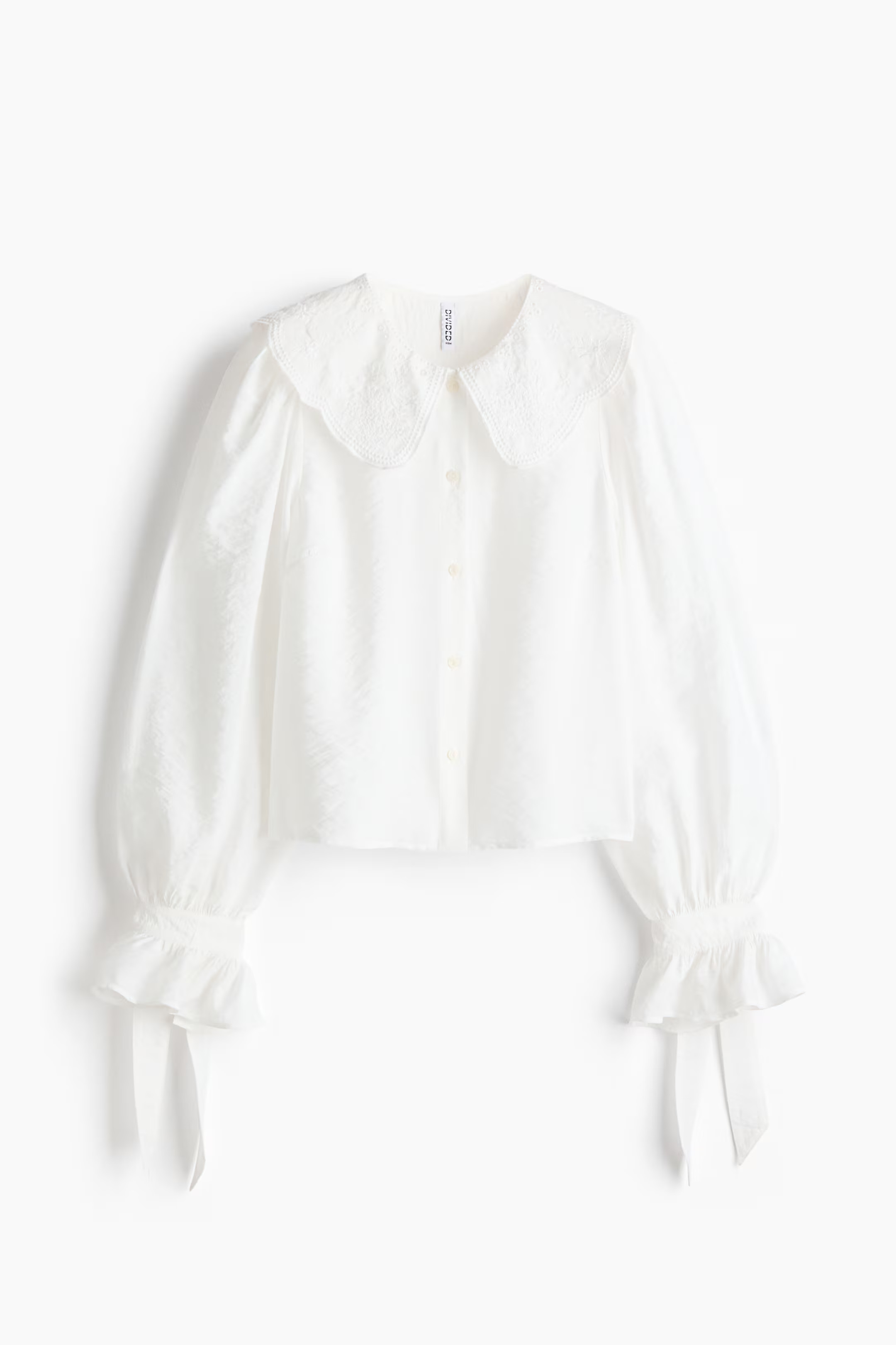 Blouse with Eyelet Embroidery | H&M (US + CA)