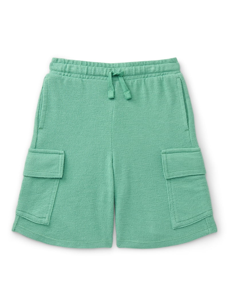 Wonder Nation Little Boys Knit Cargo Shorts, Sizes 4-10 | Walmart (US)