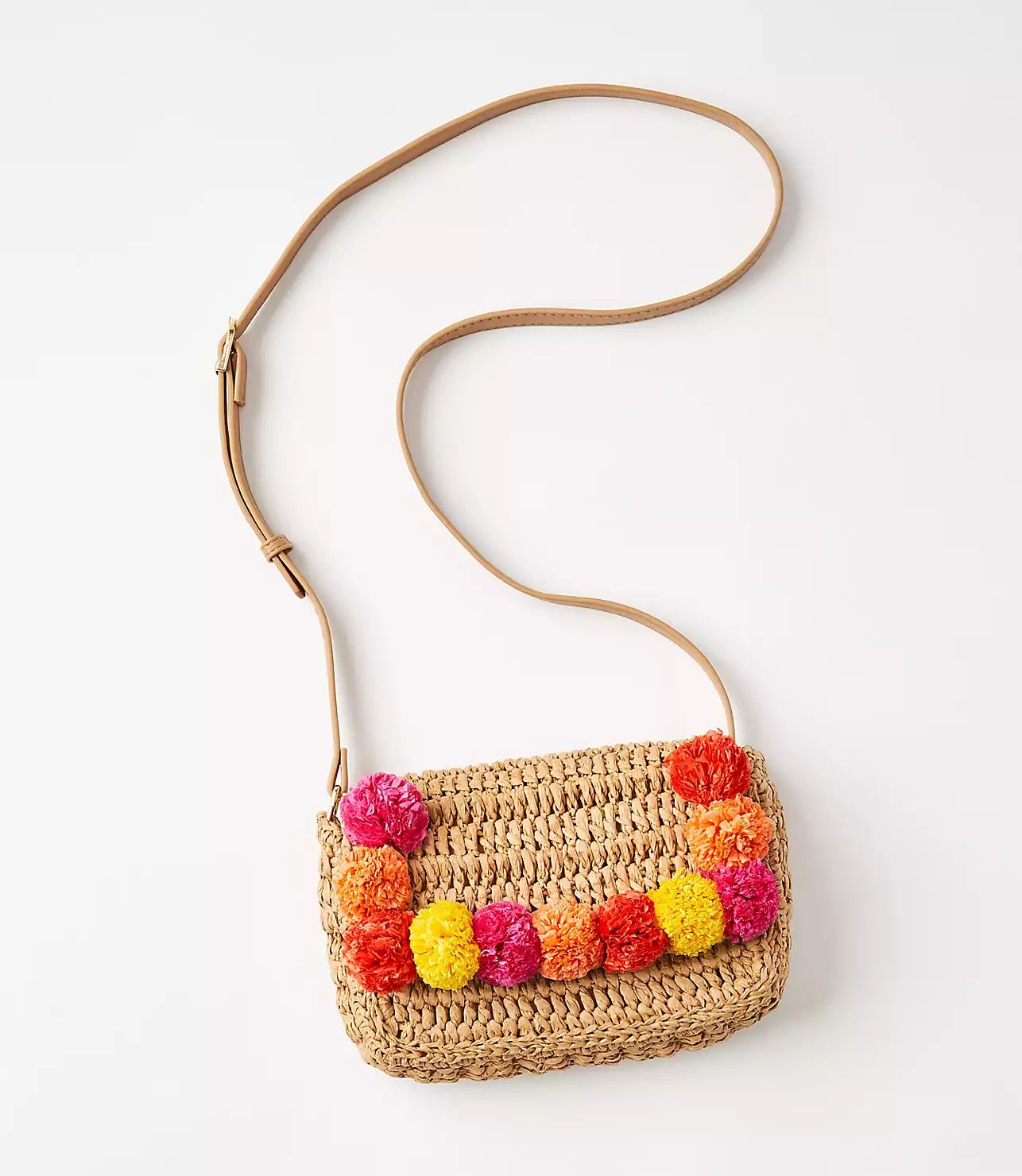 Pom Pom Crossbody Bag | LOFT