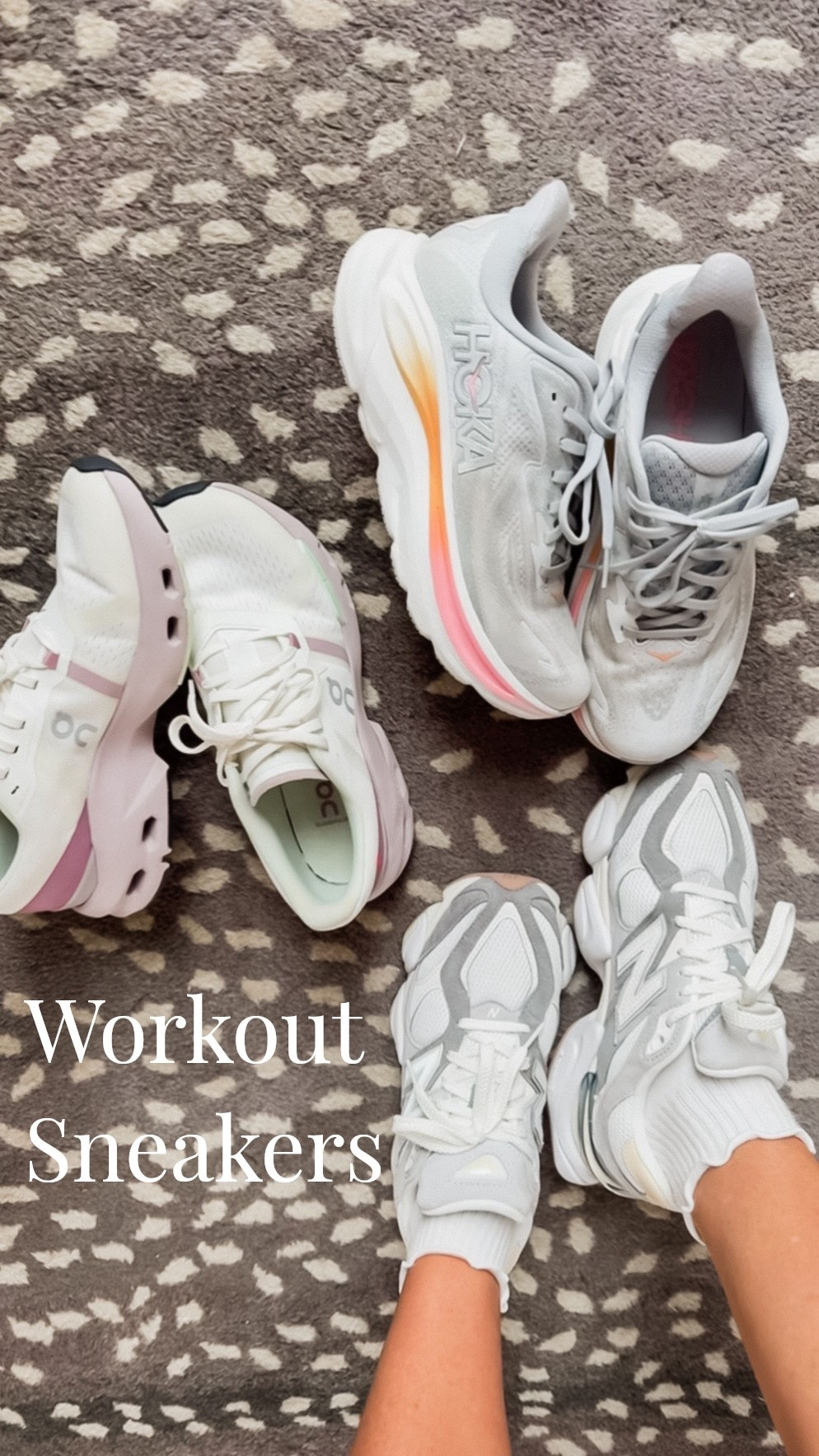 Hoka - fav walking sneaker 
Cloudpulse - hiit workouts, training
9060 - walking, everyday 

#LTKdayinmylife #LTKActive