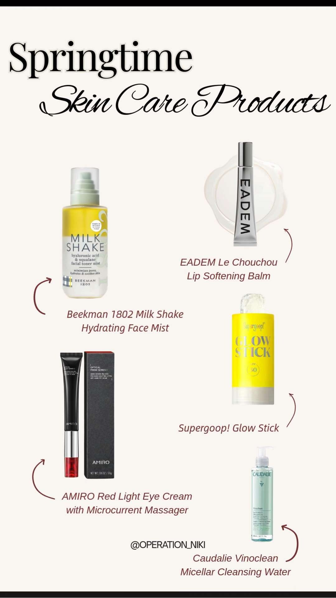 Daily springtime skincare products I rely on to keep my skin balanced and supported ✨🧴 I focus on hydration, maintenance, and consistency so my routine stays simple and effective every day. Follow for more @OPERATION_NIKI on IG, TikTok, & Facebook #dailyskincare #springtime #springtransition #skincareroutine #amazonbeauty #beautyessentials #selfcareroutine #skincarefavorites #beautyfavorites #amazonfinds #operationniki 

  

#LTKmorningroutine #LTKselfcare #LTKselfcare #LTKBeauty