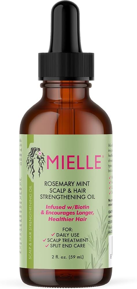 Mielle Organics Rosemary Mint Scalp & Hair Strengthening Oil With Biotin & Essential Oils, Nouris... | Amazon (US)