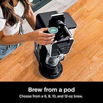 Ninja CFP201 DualBrew System 12-Cup Coffee Maker, Single-Serve for Grounds & K-Cup Pod Compatible... | Amazon (US)