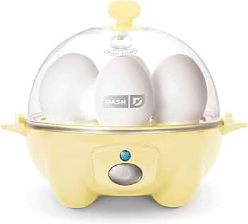 DASH Rapid Egg Cooker: 6 Egg Capacity Electric Egg Cooker for Hard Boiled Eggs, Poached Eggs, Scr... | Amazon (US)