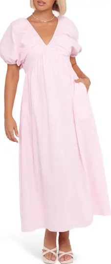 Sullivan Puff Sleeve Cotton Maxi Dress | Nordstrom