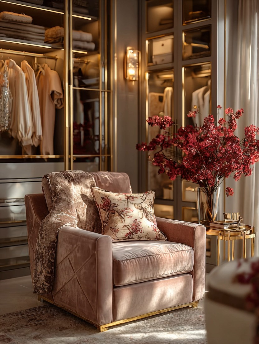 Steal this idea from a beautifully designed walk-in closet…

Add one statement chair—and watch your entire dressing space transform.

This soft pink velvet chair isn’t just about looks (although it’s stunning). It creates a moment. A place to pause, sit, and actually enjoy getting dressed instead of rushing through it.

Because let’s be honest—how many times do we stand there thinking “I have nothing to wear” or “does this even go together?”

Now imagine having a dedicated, elegant spot just for that.

Whether you have a full walk-in closet, a small dressing room, or even a quiet corner near your wardrobe, this one piece adds comfort, function, and a layer of luxury.

And if pink isn’t your color, don’t worry—there are multiple color options to match your style.

Create a space you actually want to get ready in.

Explore chair options—product options linked below.

#dressingroom #walkincloset #interiorstyling #luxuryhome #homedecor 

 #LTKHome