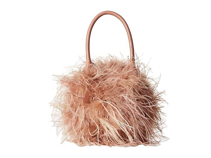 Loeffler Randall Zadie Feather Circle Tote (Buff Pink/Buff Pink) Tote Handbags | Zappos