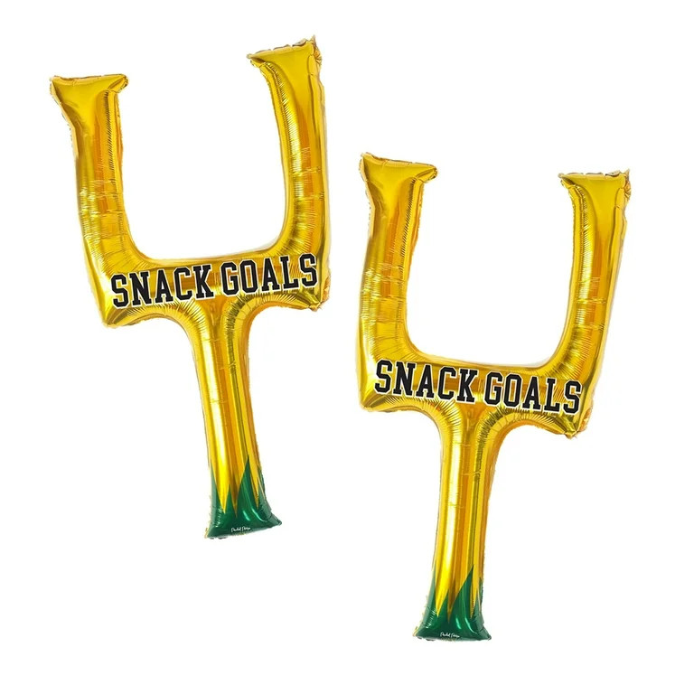 Packed Party 'Snack Goals' 3 ft. Mylar Balloon, Football Party Décor, 2 Ct. | Walmart (US)