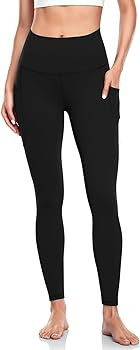 HeyNuts Yoga Pro/Workout Pro 7/8 Leggings with Pockets for Women, High Waisted Lounge Soft Compre... | Amazon (US)