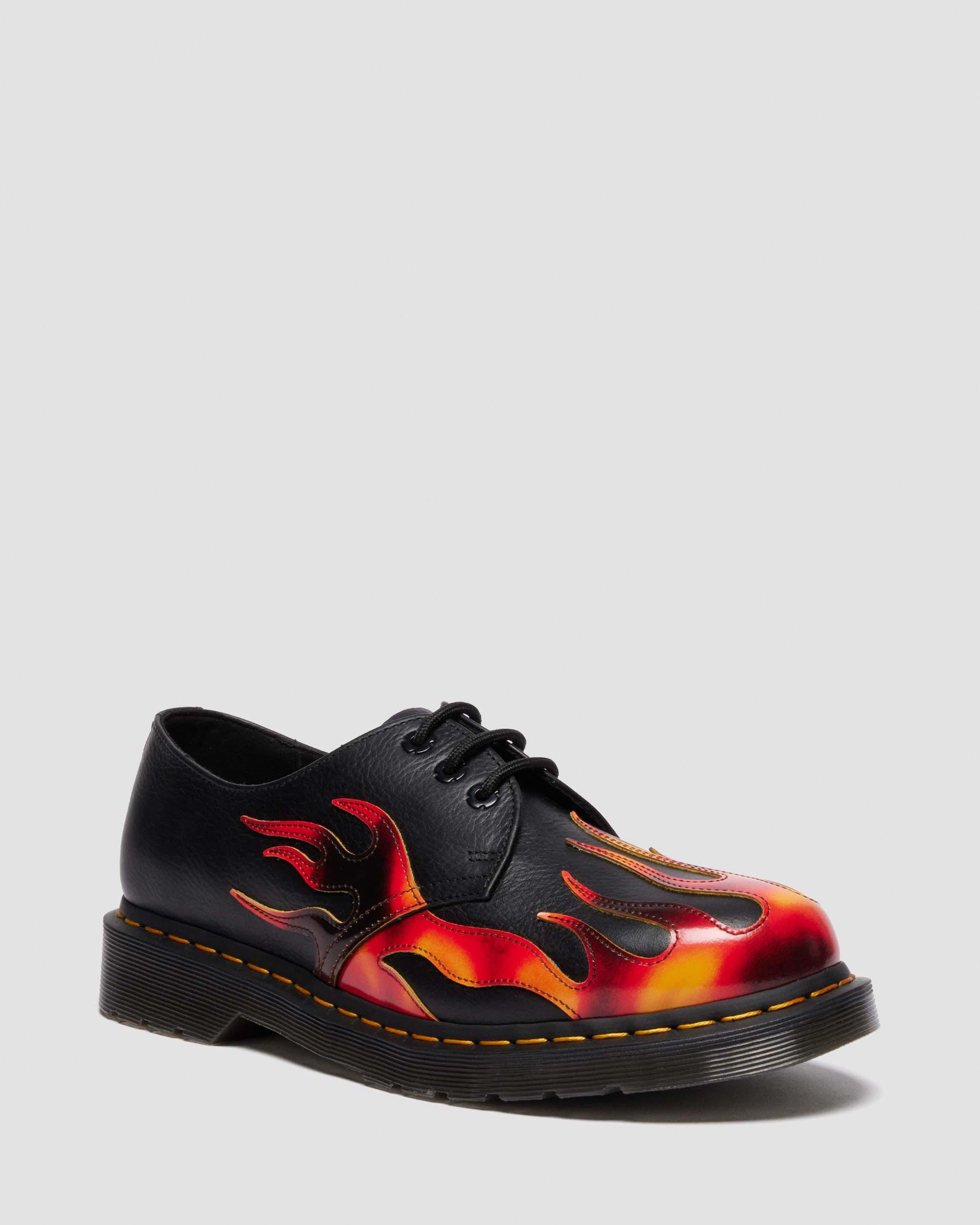 1461 FLAME in Black | Dr. Martens | Dr. Martens