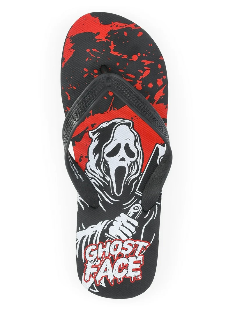 Ghostface Men's Flip-Flops | Walmart (US)