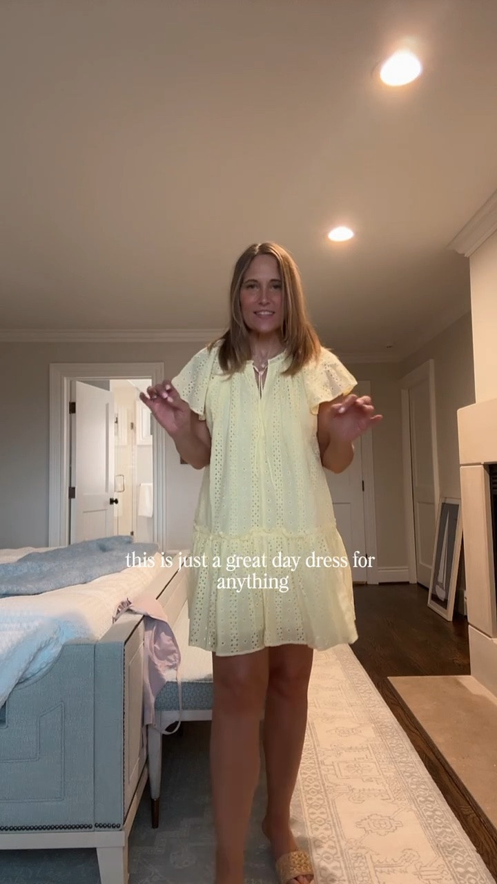 New spring dress drop that we are loving! This soft buttery color, flowy fit and flutter sleeves is what I’ll be wearing this summer! Heels or sandals, this dress is fit for any occasion. s

#LTKMothersDay #LTKOver40 #LTKMidsize