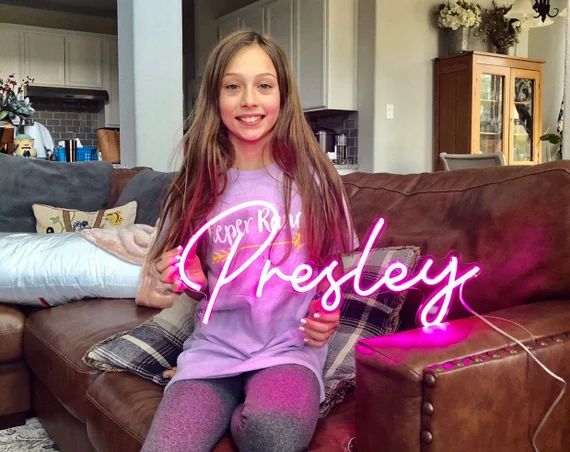 Custom Neon Sign Kids Name Family Name Custom Flex Led Neon | Etsy | Etsy (US)