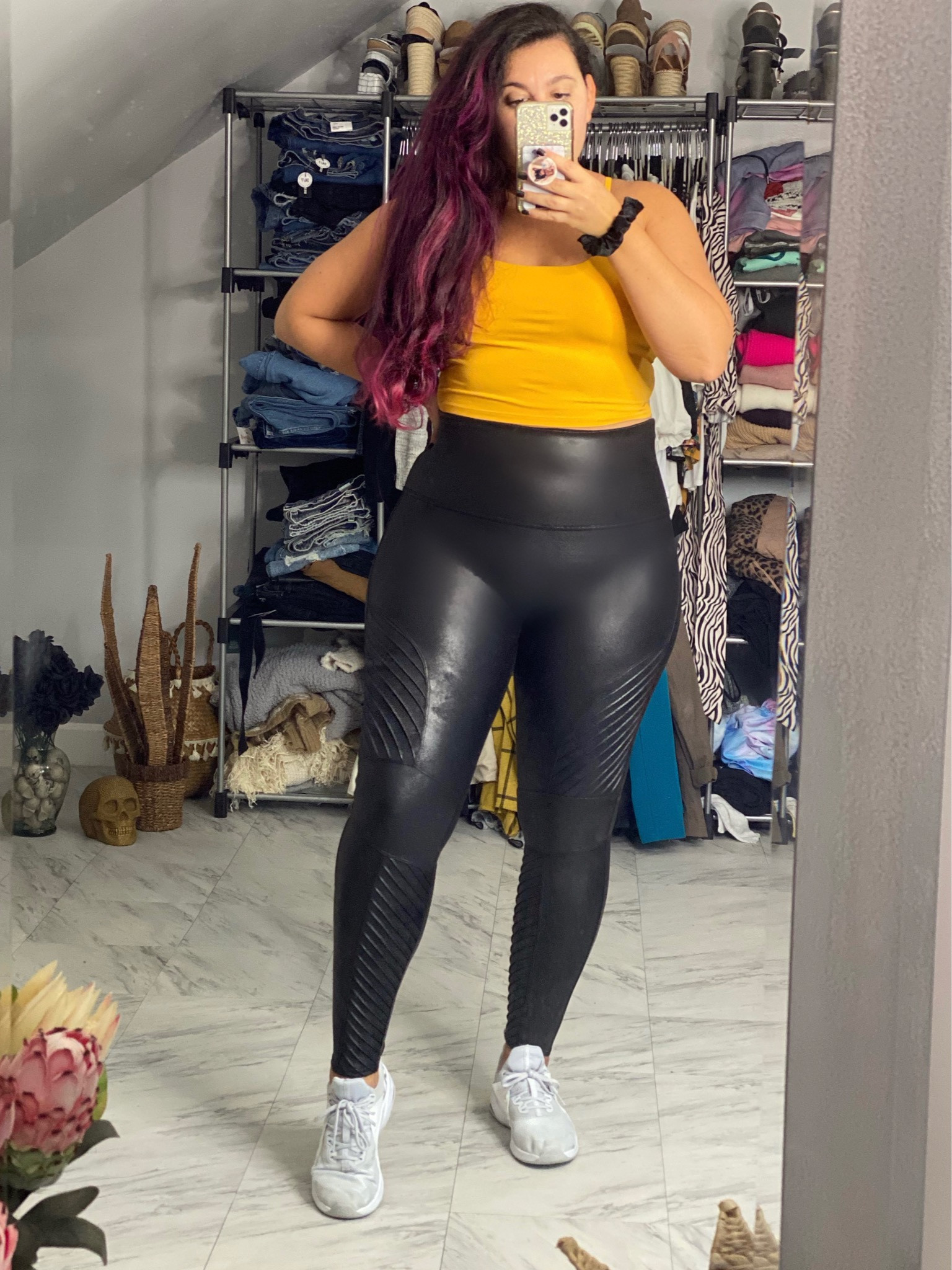 Spanx Moto Faux Leather Leggings on sale! 

#LTKsalealert #LTKCyberweek #LTKunder100