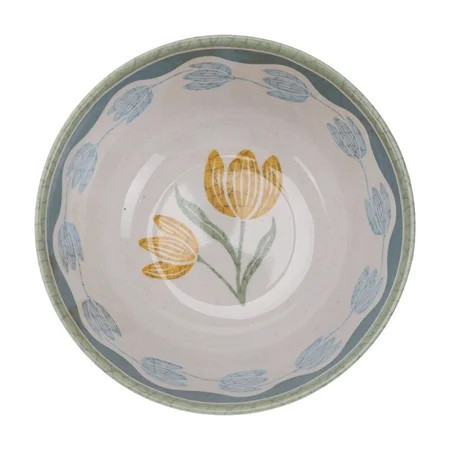 Better Homes and Gardens Bamboo Melamine Floral Cereal Bowl, 6.4 Inch | Walmart (US)