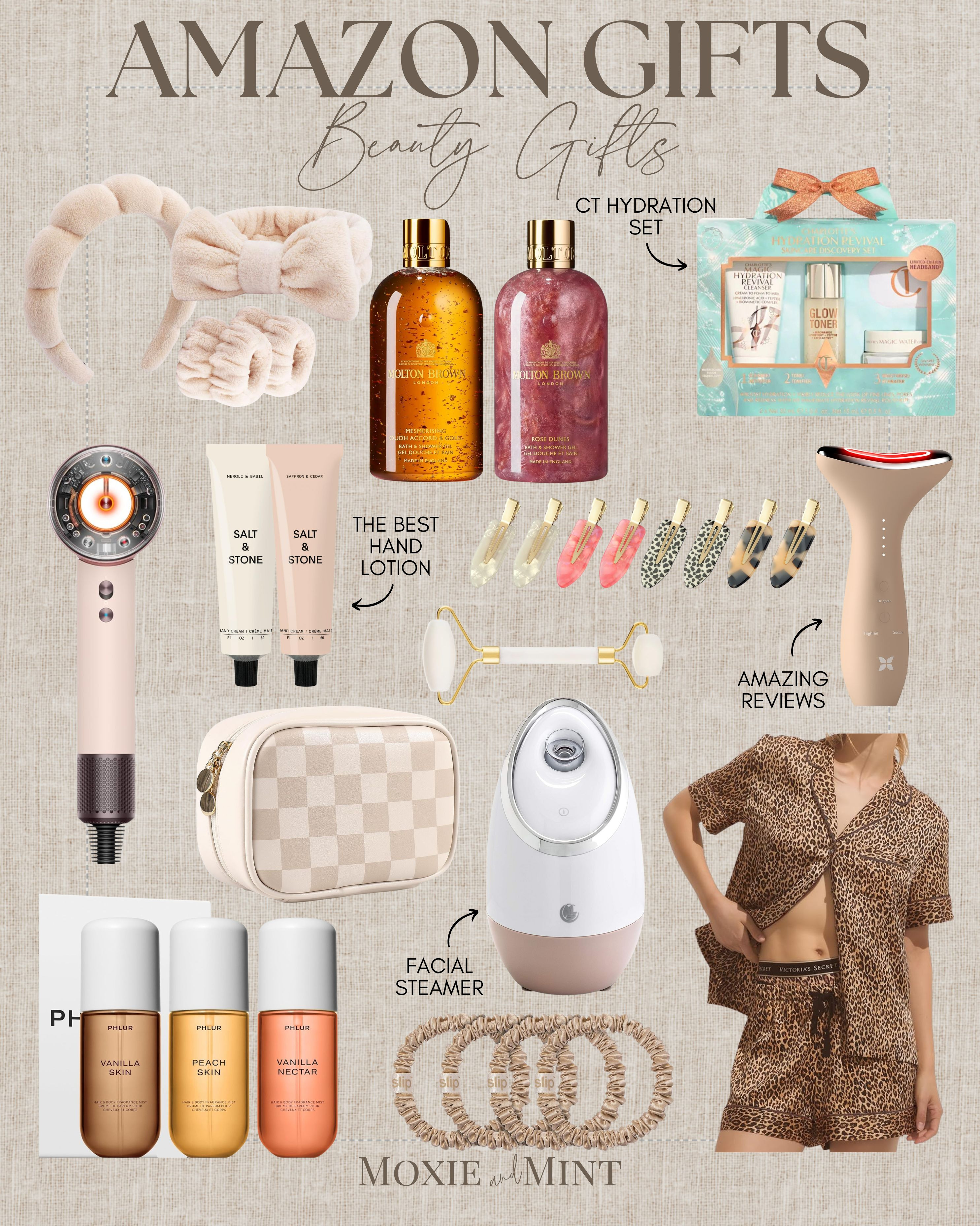 Amazon Gifts for the Beauty Lover
Amazon Holiday / Amazon Gifts / Amazon Home / Amazon Fashion / Amazon Beauty / Skincare Gift Sets / Makeup Brush Collections / Luxury Perfume Sets / Lip Gloss Kits / Facial Steamer / Silk Sleep Mask / Hair Styling Tools / Compact Mirrors / Makeup Organizer Trays / Jade or Quartz Rollers / LED Vanity Mirrors / Hydrating Sheet Masks / Nail Polish Sets / Travel Cosmetic Bags / Eyelash Curlers / Bath Bomb Gift Boxes / Essential Oil Diffusers / Body Scrubs & Lotions / At-Home Spa Kits / Eyeshadow Palettes / Blush & Highlight Duos / Reusable Makeup Removers / Scalp Massagers / Beauty Subscription Boxes / Mini Perfume Samplers
 

 #LTKGiftGuide #LTKHoliday #LTKBeauty