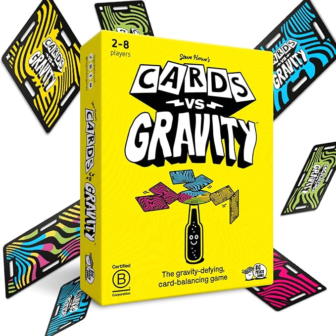 Big Potato Cards vs Gravity: Ultimate Stacking & Balancing Card Game | Waterproof Board Game for ... | Amazon (US)