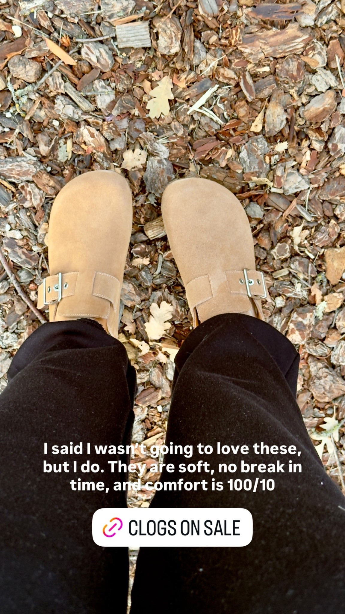 I said I wasn’t going to love these, but I do. They are soft, no break in time, and comfort is 100/10